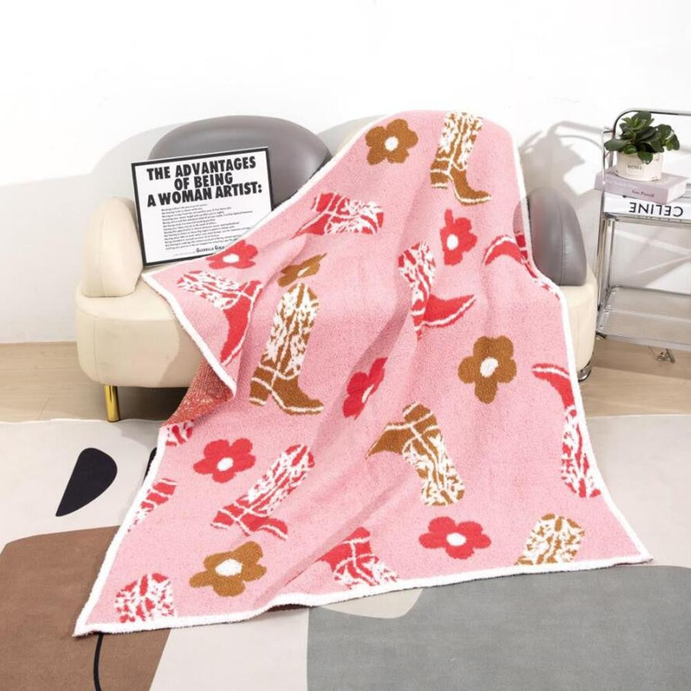 COWGIRL THROW - PINK