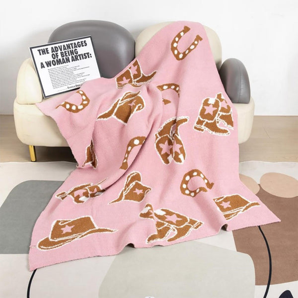 COWGIRL THROW - PINK