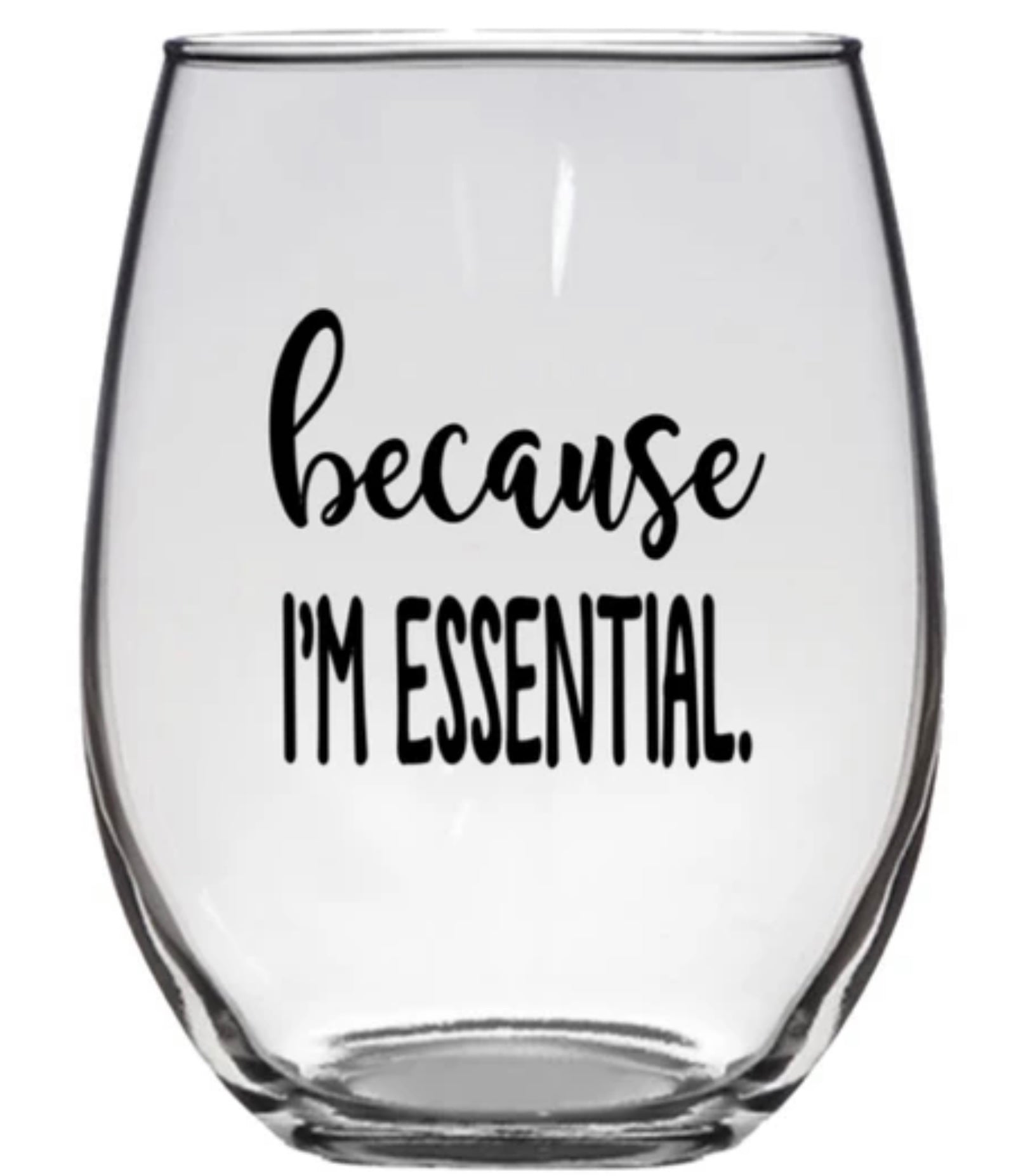 STEMLESS WINE GLASS ESSENTIAL -  PW