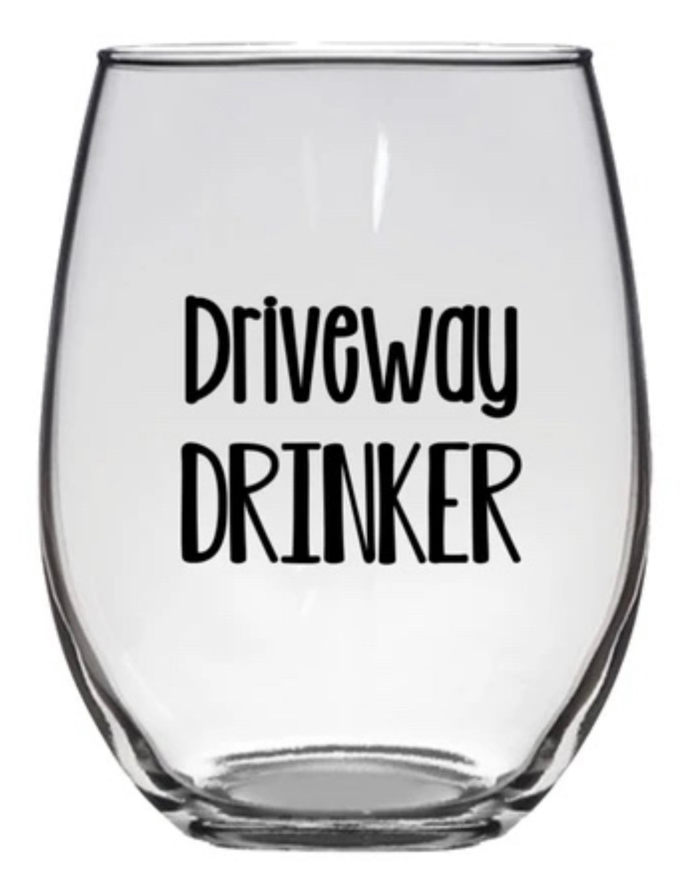 STEMLESS WINE GLASS DRIVEWAY -  PW